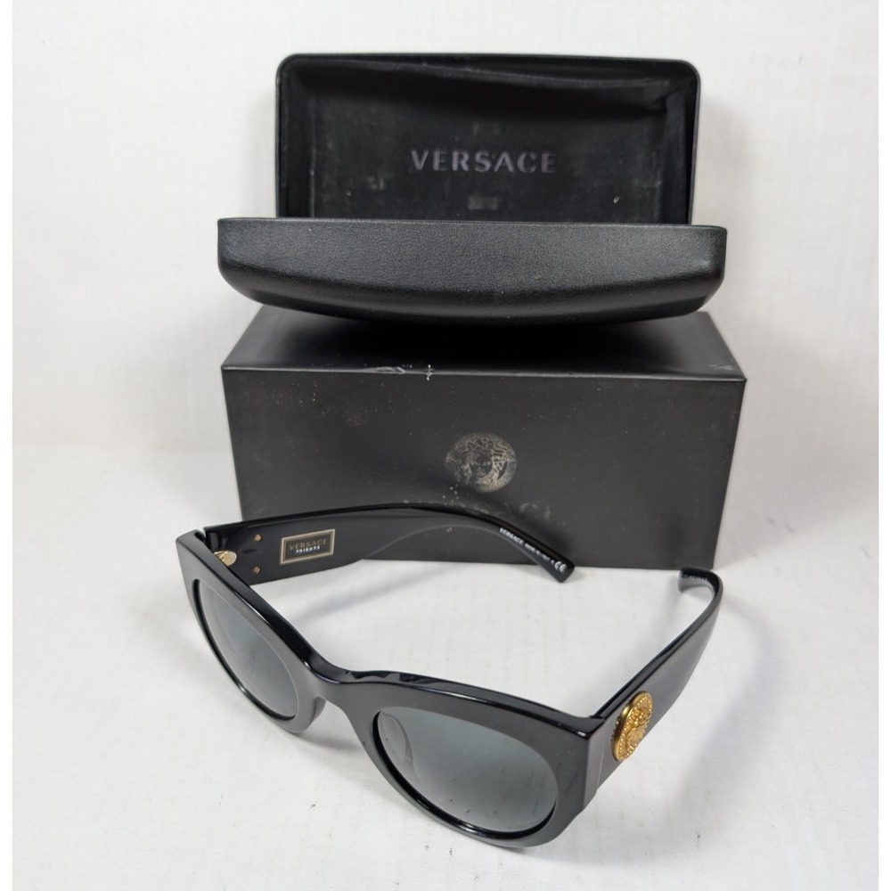 Authentic Versace Sunglasses MISSING SCREW READ‎ In Box VE4353 GB1/87